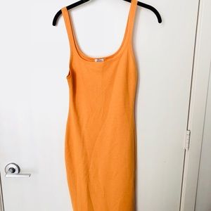 Warm Mustard Yellow Tight Dress